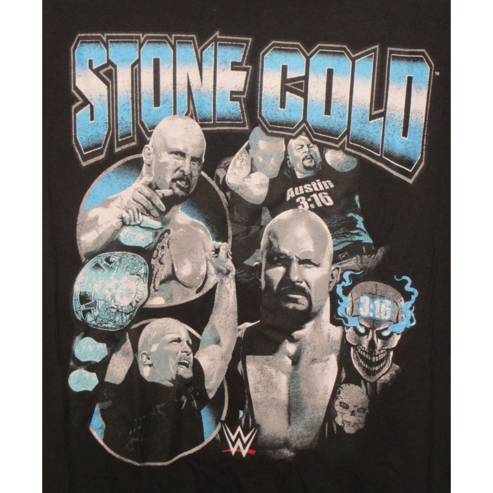 NEW WWE Stone Cold Steve Austin 3:16 Black Tee 4XL NWOT